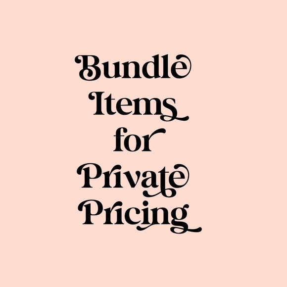 Bundle for Private Offer 🤍 - Picture 1 of 1